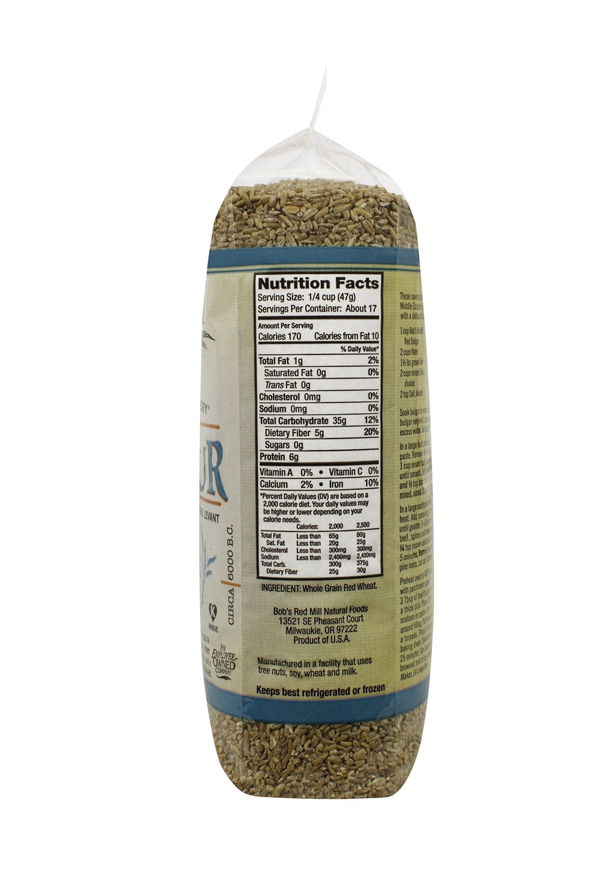 Bob's Red Mill, Bulgur Wheat, 28 oz - Mighty Depot