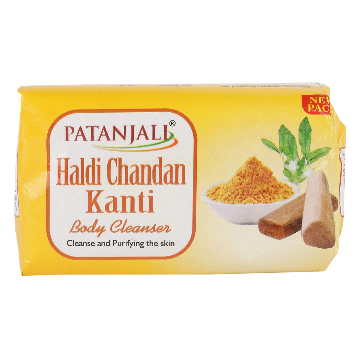 PATANJALI Kanti Haldi Chandan Body Cleanser - Mighty Depot