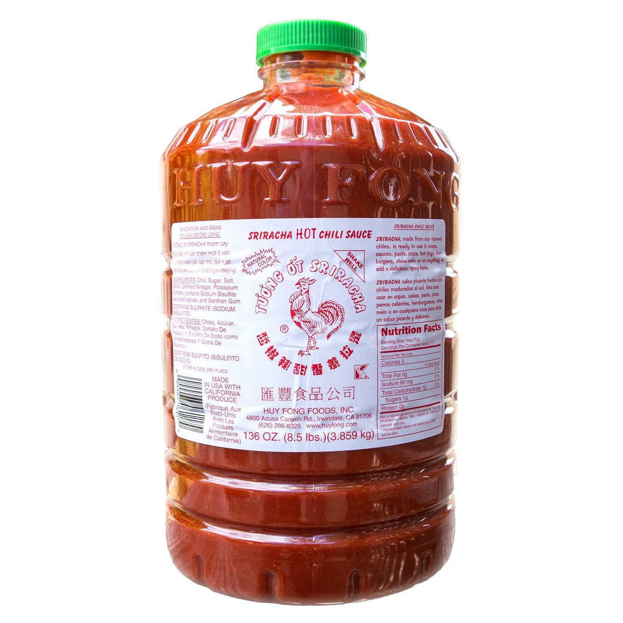 Huy Fong Sriracha Hot Chili Sauce Oz Bottle - Mighty Depot
