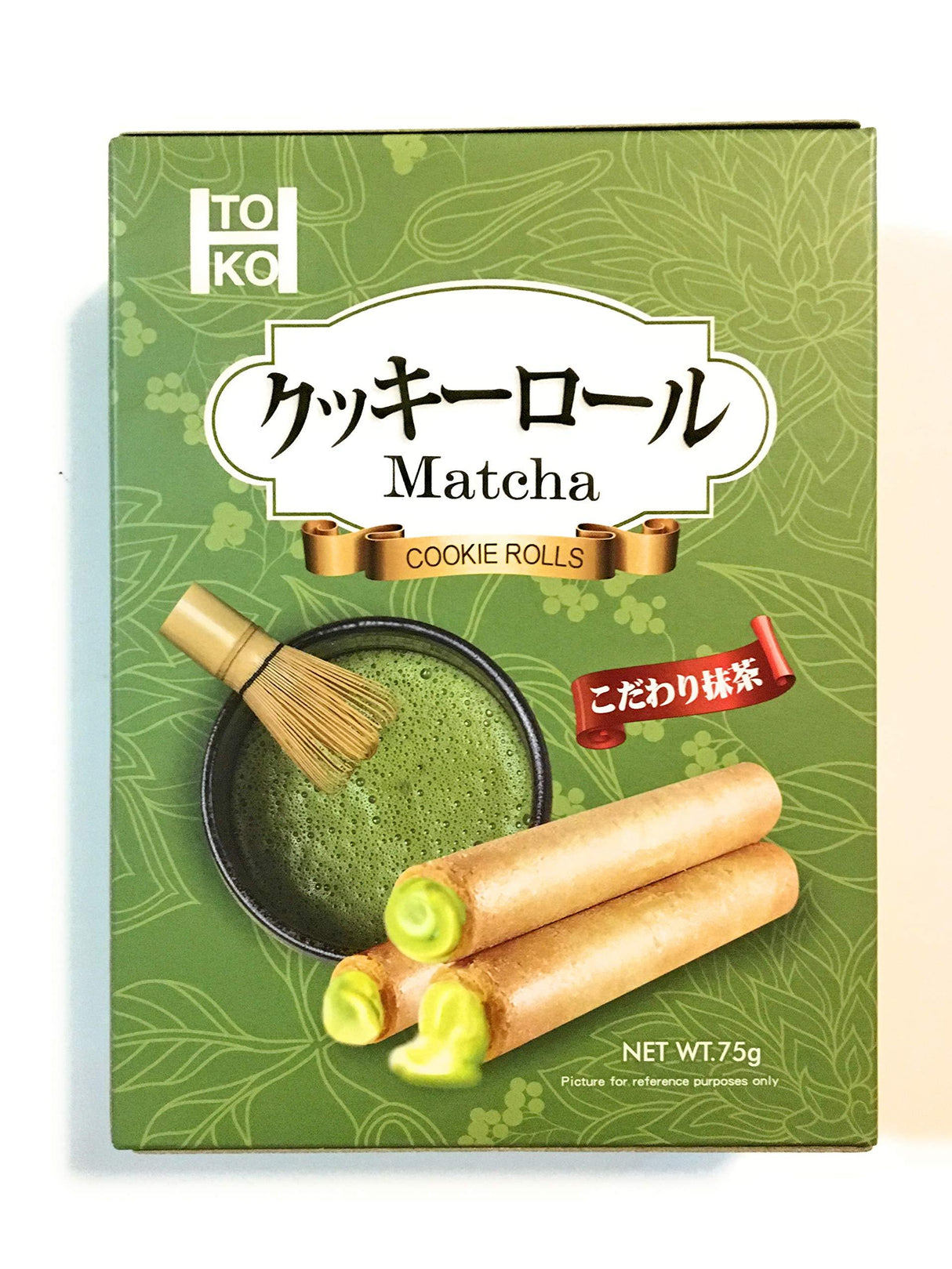 Toko Matcha Cookie Rolls 2.64 Oz(2 Pack) - Mighty Depot