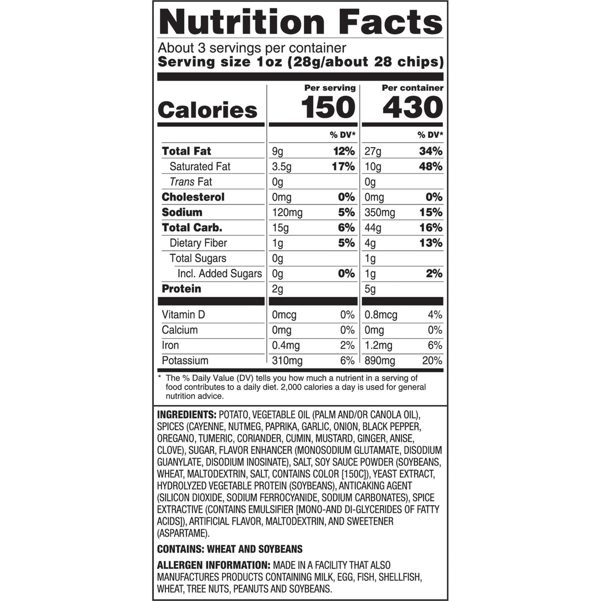 Potato Chips - Mighty Depot