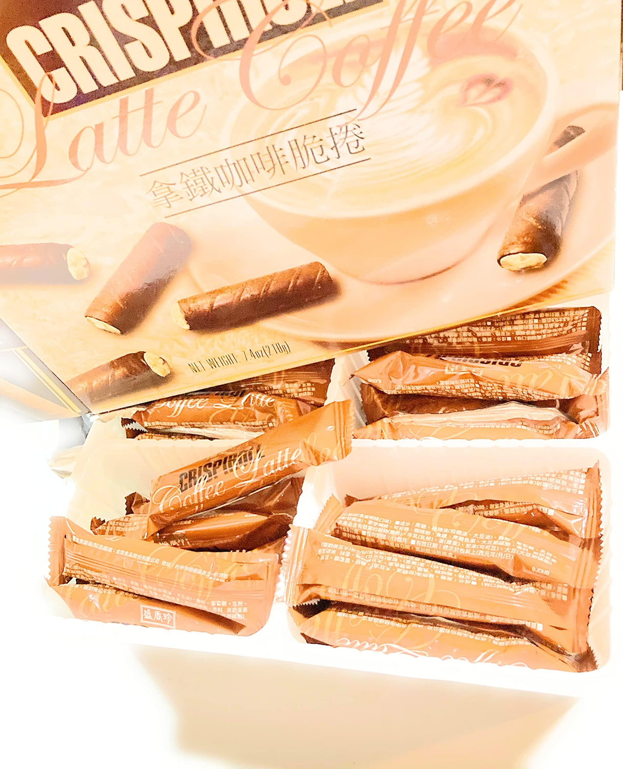 Shengxiangzhen CrispiRoll (Latte Coffee Flavor)7.4 Oz-2 Pack - Mighty Depot