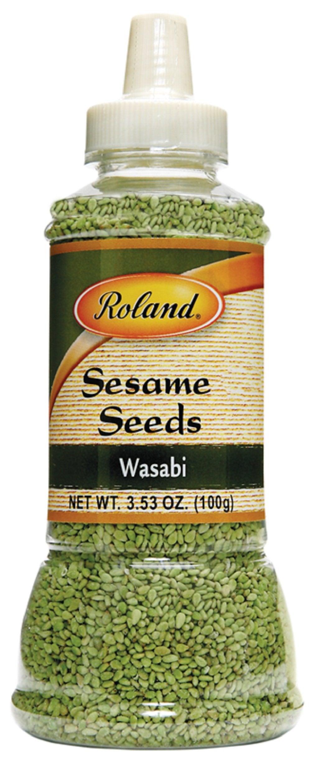 Roland Wasabi Sesame Seeds - 3.5 oz. - Mighty Depot