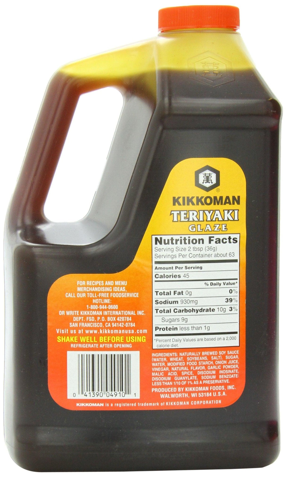 Kikkoman Teriyaki Glaze 5 lb. Bottle (Case of 6) - Mighty Depot