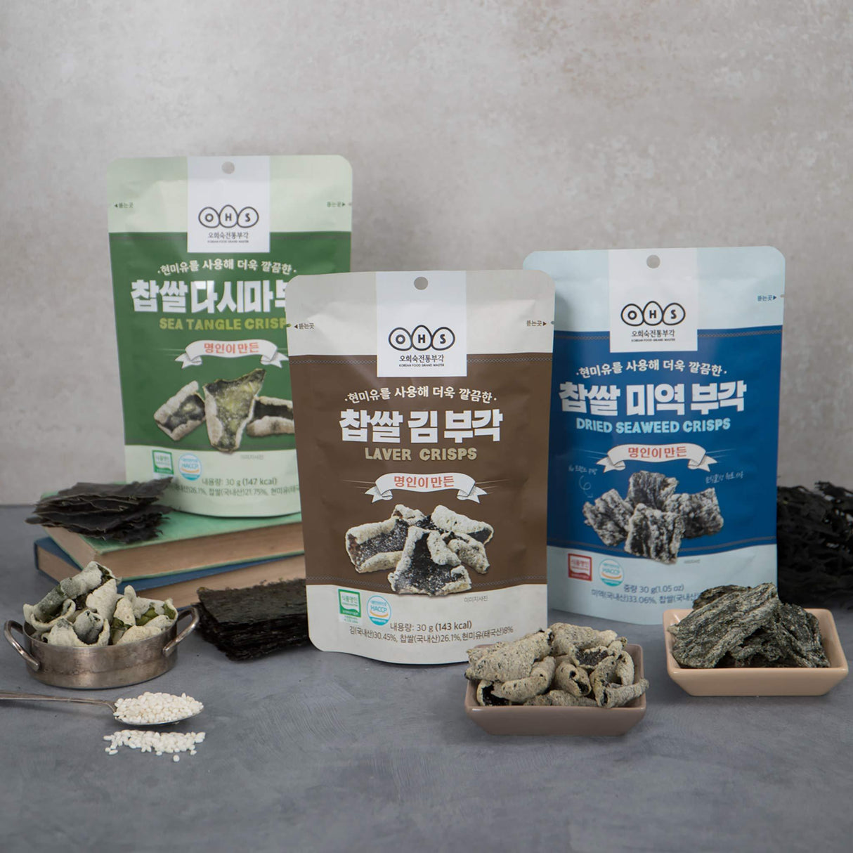OHS Traditional Vegan Crisps 오희숙 전통부각 - Mighty Depot