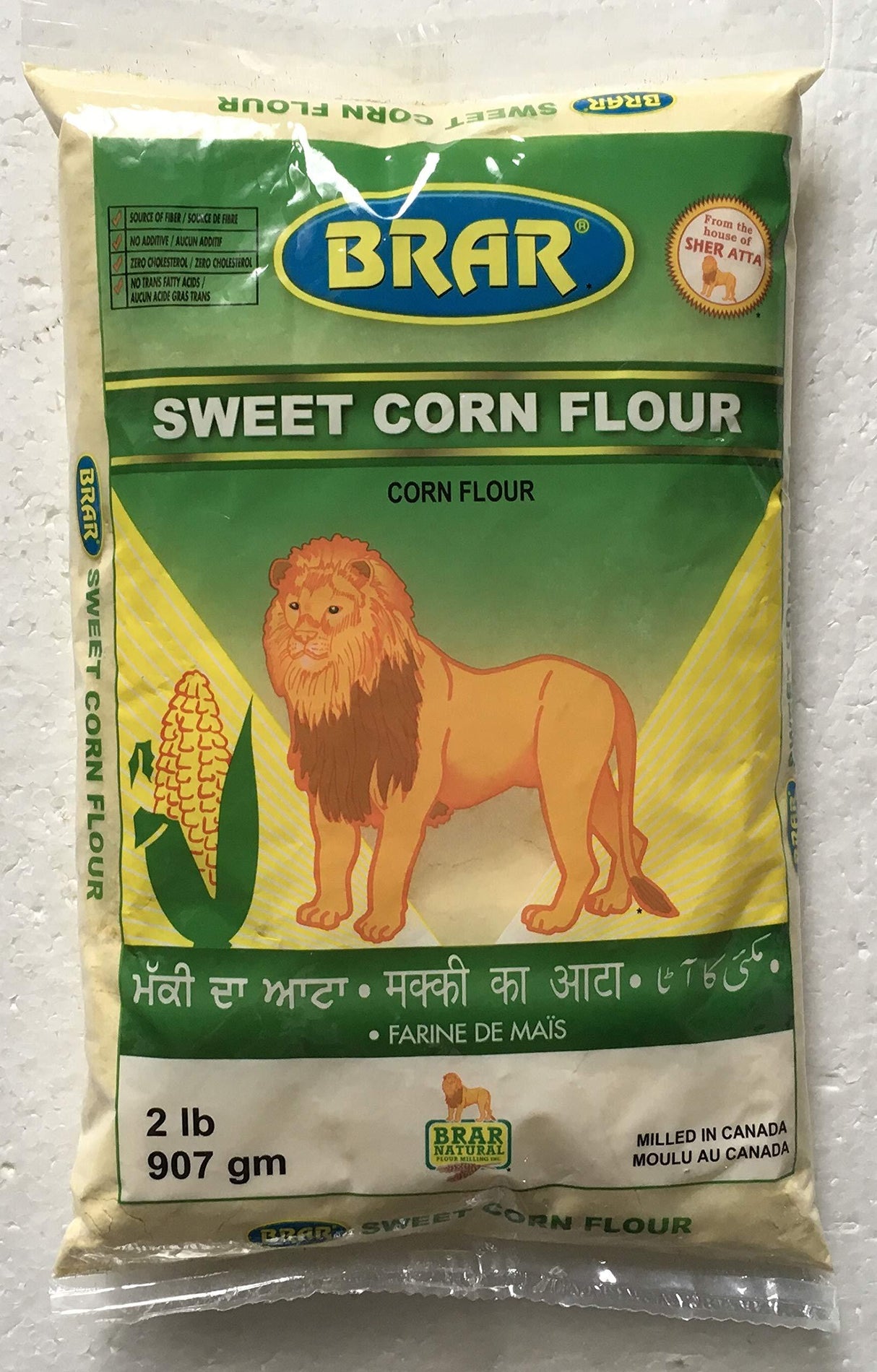 Brar Sweet Corn Flour (Makki ka Atta-) - 2 Pound - Mighty Depot