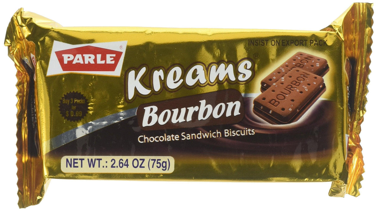 Parle Kreams Bourbon Chocolate Cream Biscuits - Mighty Depot