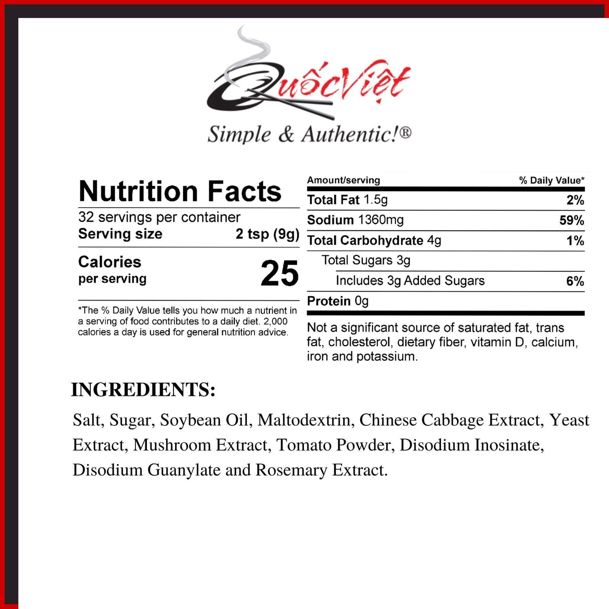 Quoc Viet Foods PACKAGED_SOUP_AND_STEW - Mighty Depot