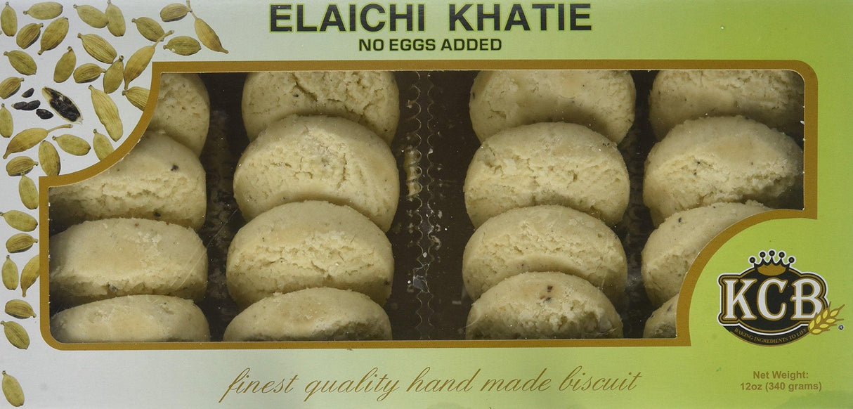 KCB, Elaichi Khatie Biscuits, 340 Grams(gm) - Mighty Depot