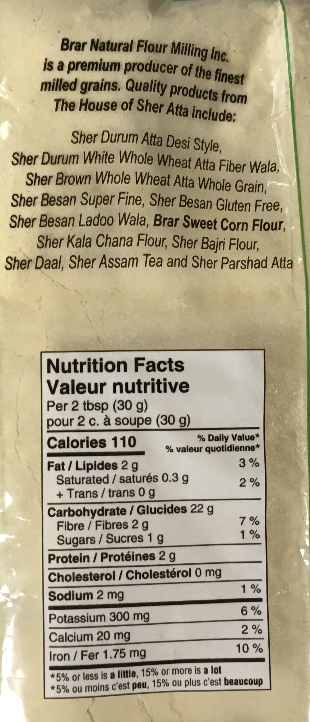 Brar Sweet Corn Flour (Makki ka Atta-) - 2 Pound - Mighty Depot