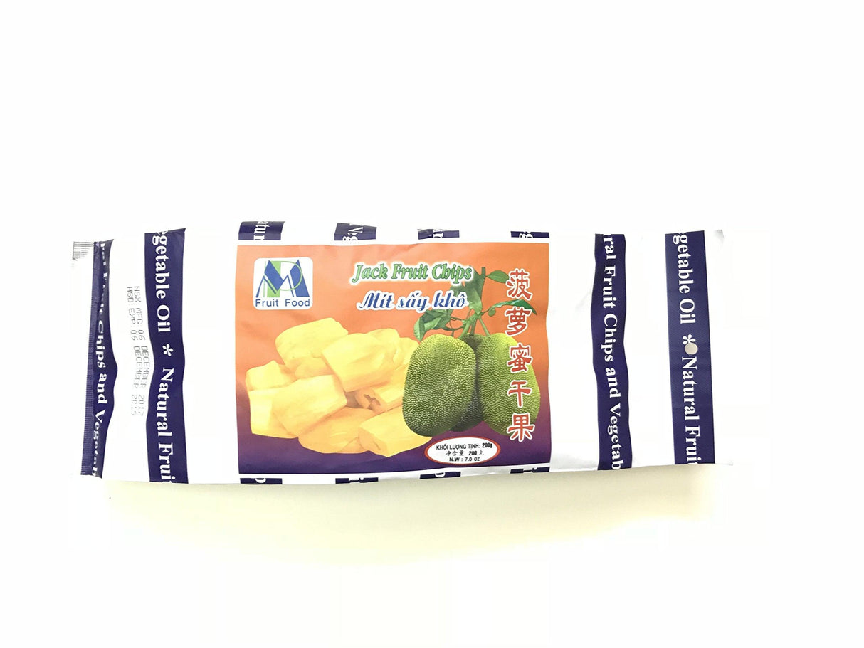 Jackfruit Chips - 2 x 7 oz / 2 x 200 g - Product of Thailand - Natural Jack Fruit chips - Mighty Depot