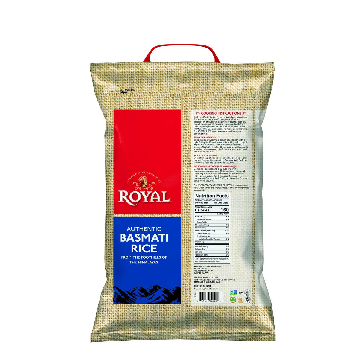 Royal White Basmati Rice, 10 Pound - Mighty Depot