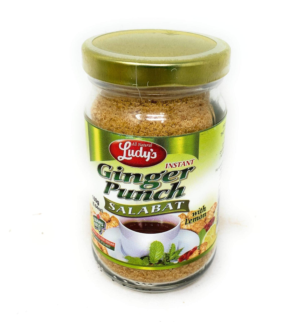 Ludy's Instant Ginger Punch Salabat With Lemon 160g (5.64oz), 3 Pack - Mighty Depot