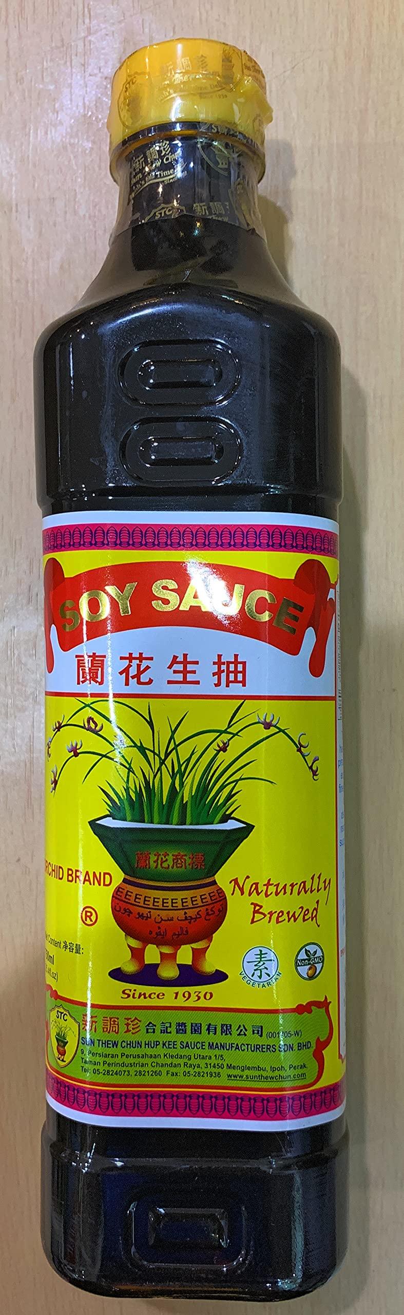Orchid Soy Sauce 蘭花生油 750 ml x 2 bottles - Mighty Depot