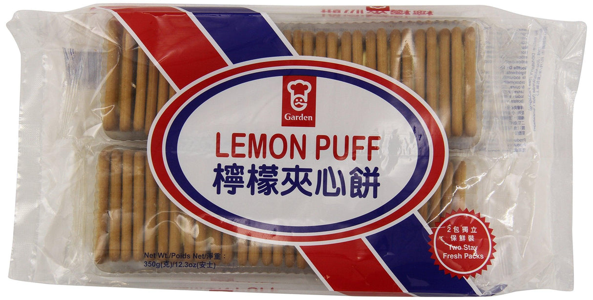 Garden Lemon Puff Cookies, 12-Ounce - Mighty Depot