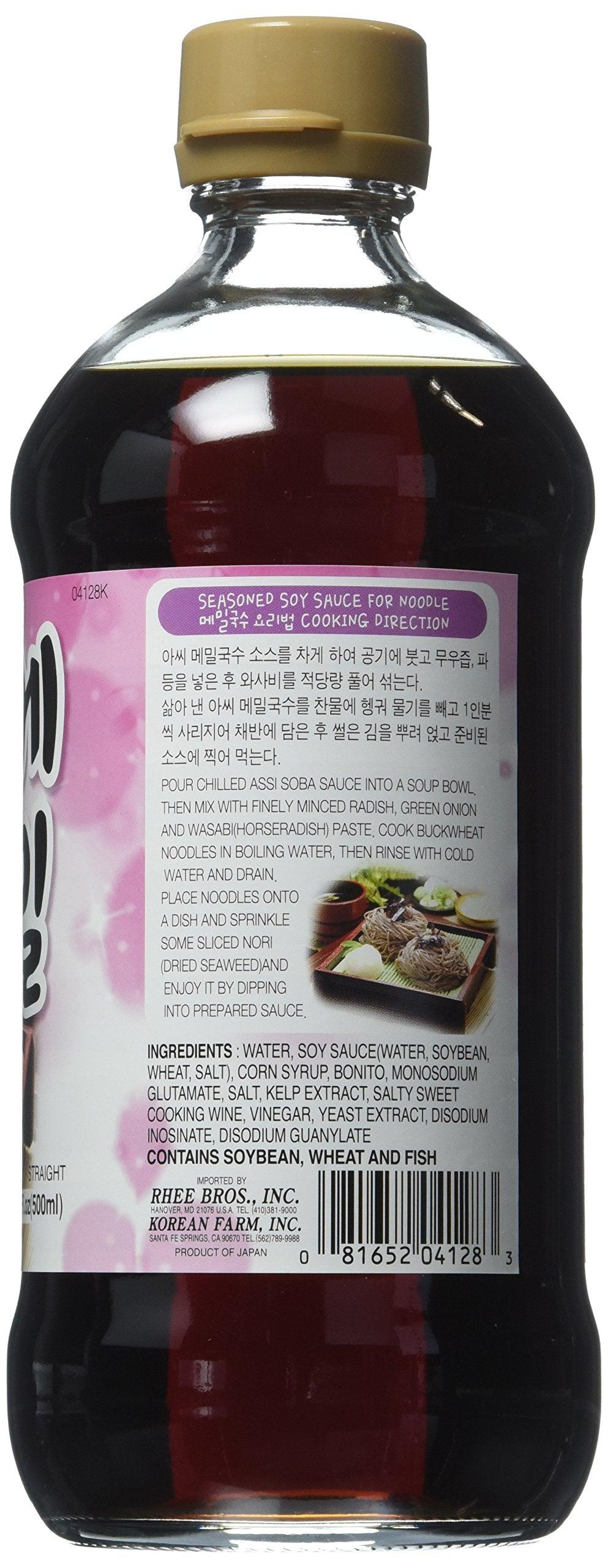 assi Buckwheat Noodles Soup Sauce, 16.89 Ounce - Mighty Depot