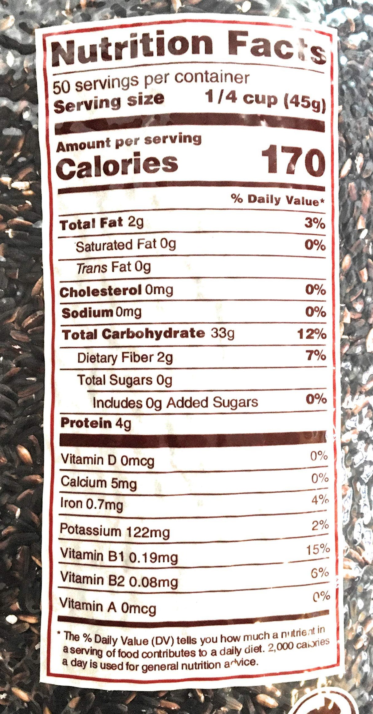 Cock Brand Black Glutinous Rice 5 Lbs - Mighty Depot