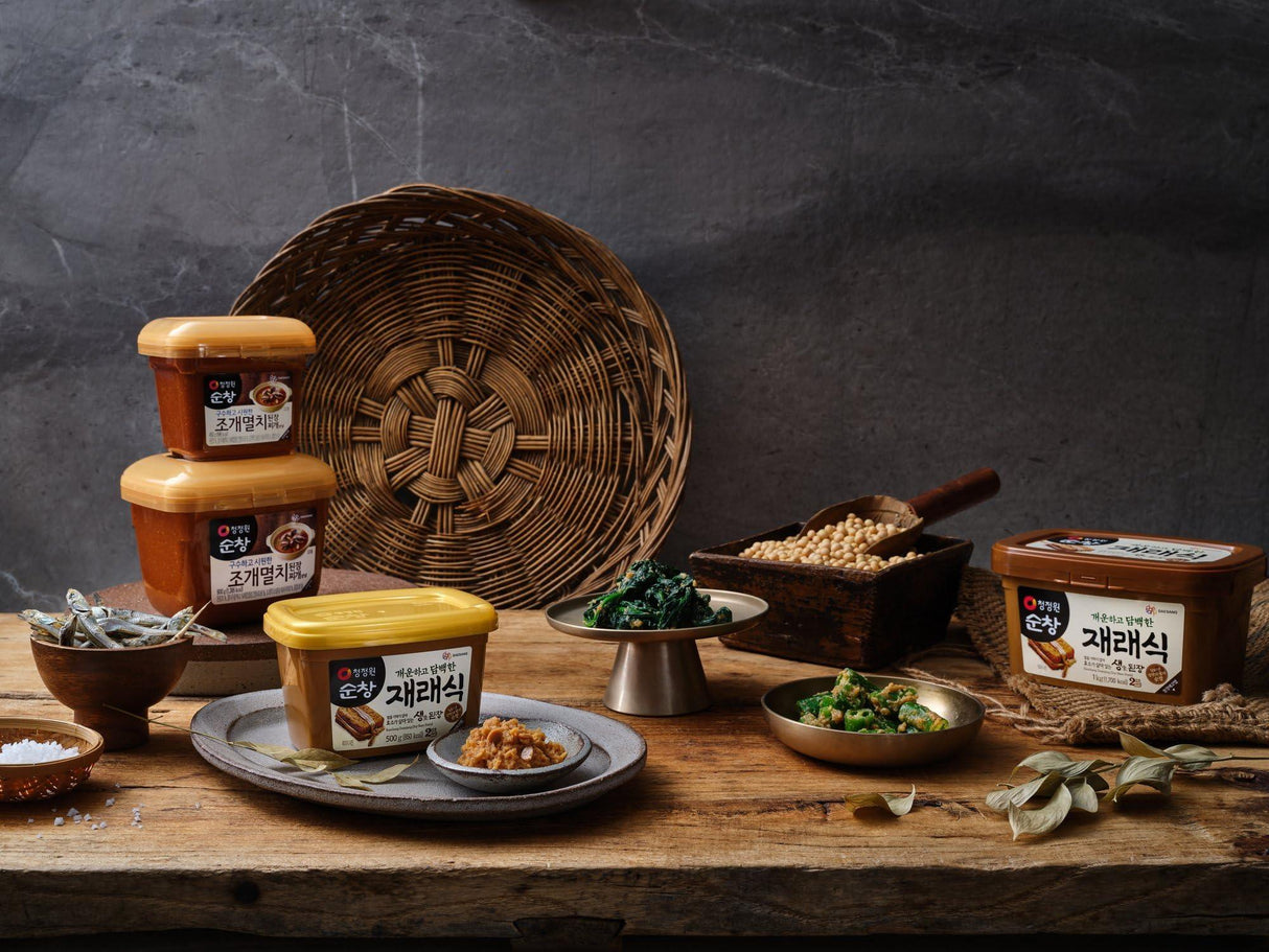 Chung Jung One O'Food Premium Korean Traditional Soybean Paste, Naturally Fermented, Umami Flavor, Doenjang Paste - Mighty Depot