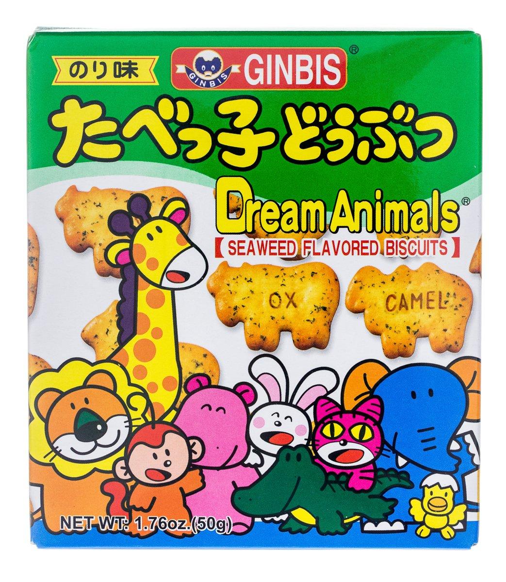 Ginbis Animal Biscuits Seaweed - Mighty Depot