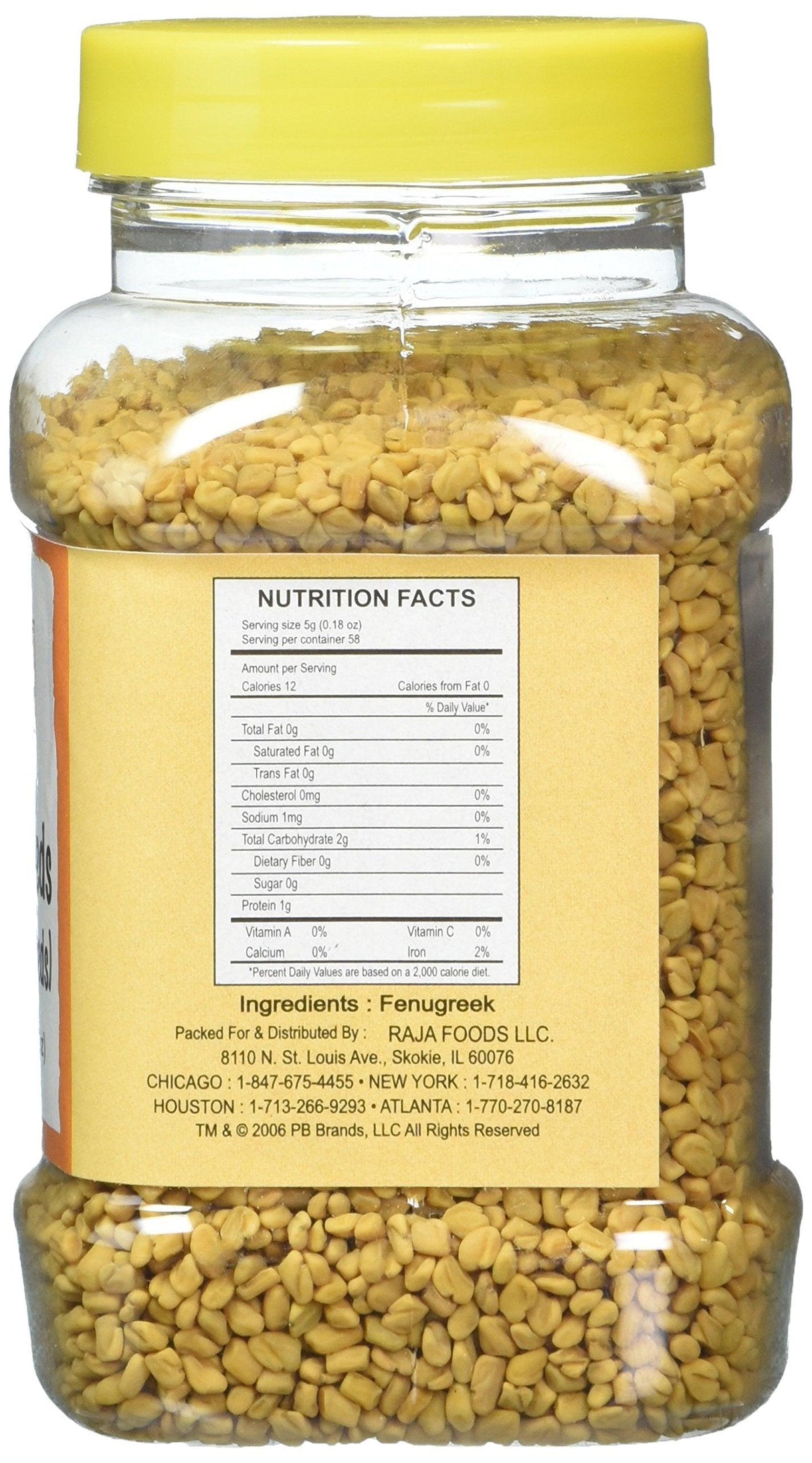 Great Bazaar Bottle Methi Seeds, 10 Ounce - Mighty Depot