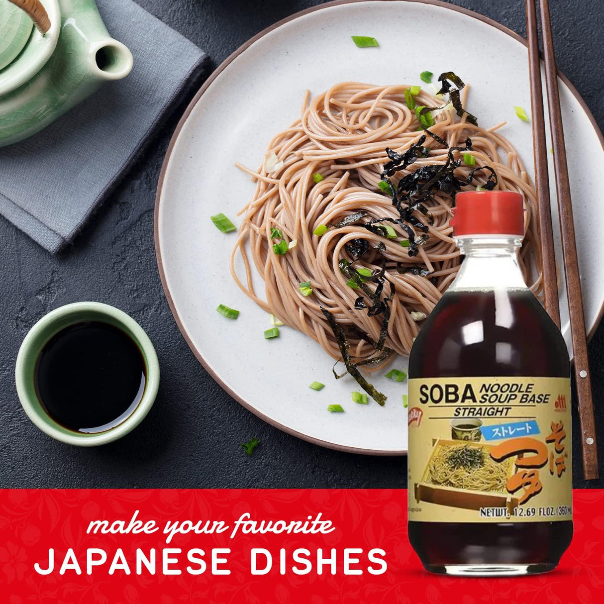 Shirakiku Soba Noodle Soup Base (Tsuyu) - Mighty Depot