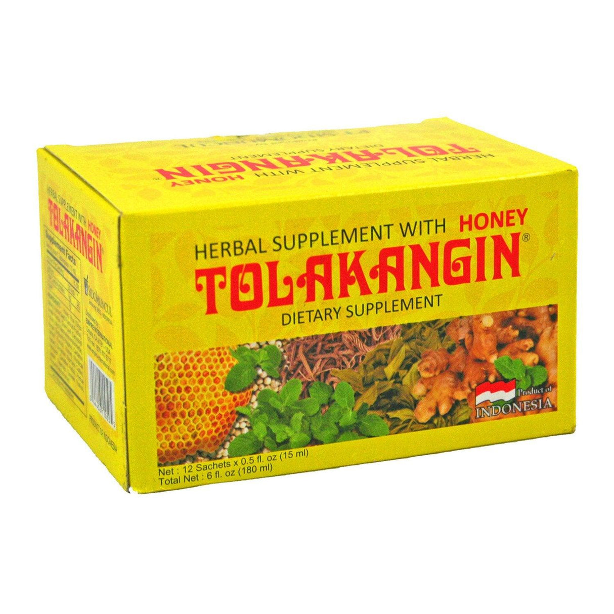 Sido Muncul Tolak Angin Herbal Supplement with Honey. 12x0.5oz (Pack of 4) - Mighty Depot