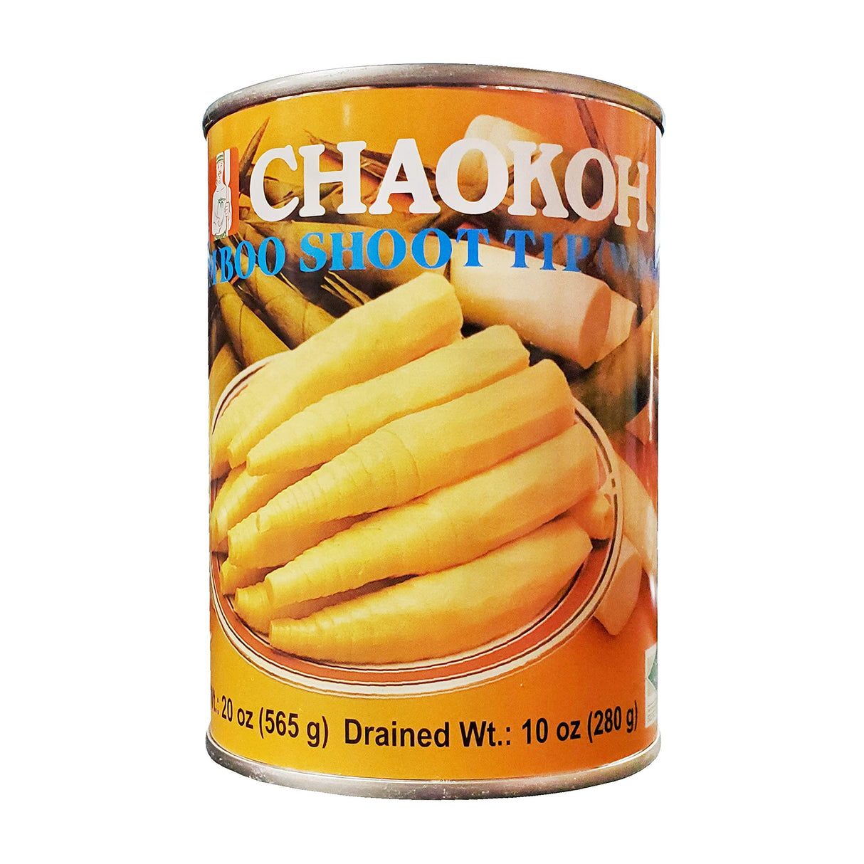 Chaokoh Bamboo Shoot Tip Whole in Water (6 Pack, Total of 120oz) - Mighty Depot