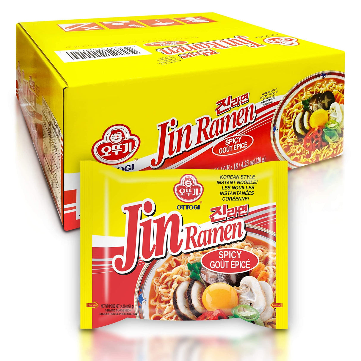 Ottogi Jin Ramen Box (1 Box) - Mighty Depot