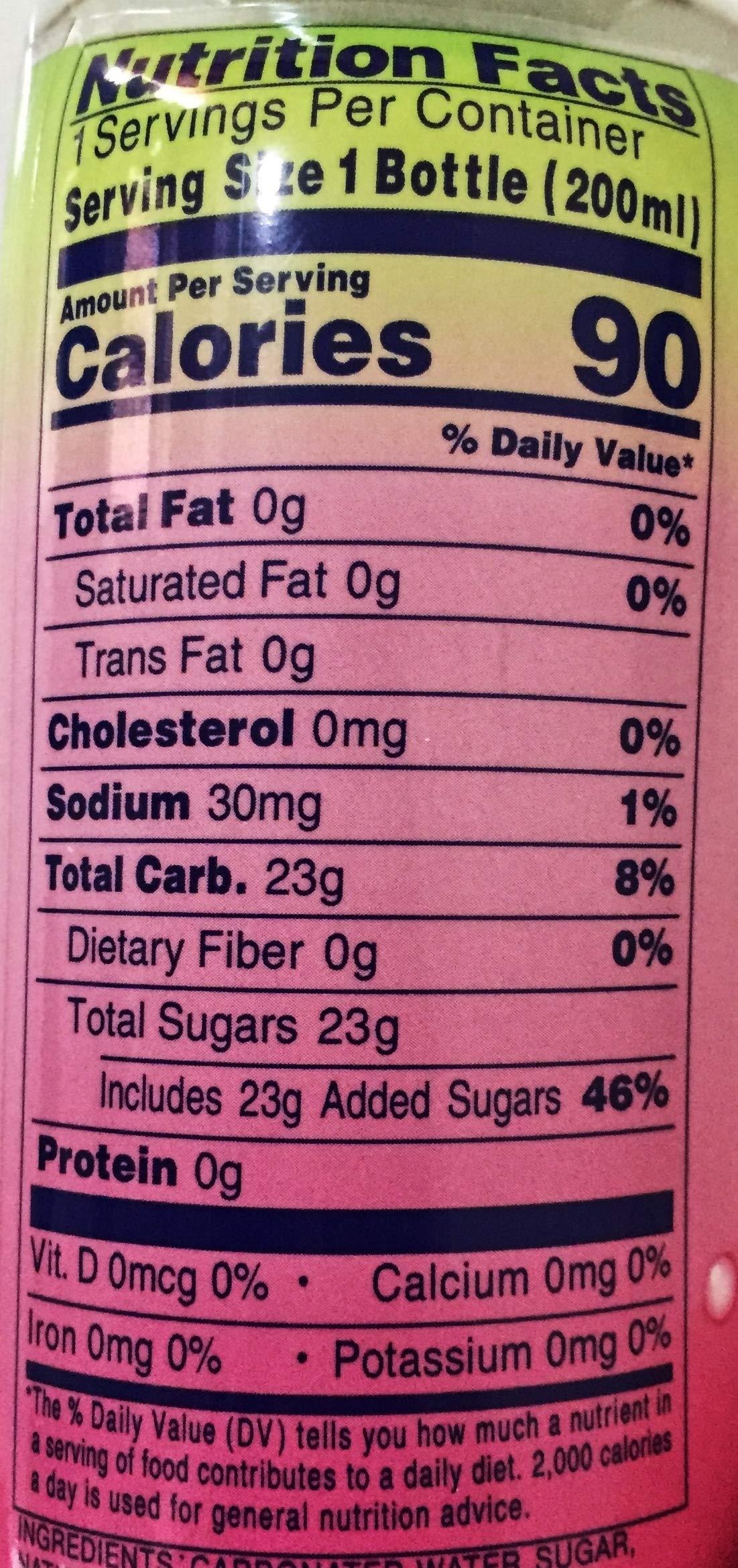 Sangaria Ramune Premium Crabonated soft drink Peach Flavor 5 PACK (6.76 fl oz each) - Mighty Depot