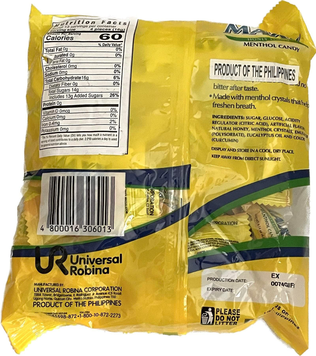 Jack'n Jill - Maxx Extra Strength Menthol Candy - 7.05 Oz - Mighty Depot