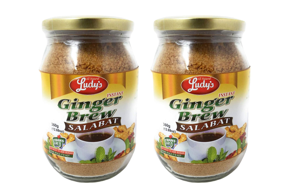 Ludy's Ginger Salabat Tea (Ginger Brew) 360 gram, Pack of 2 - Mighty Depot