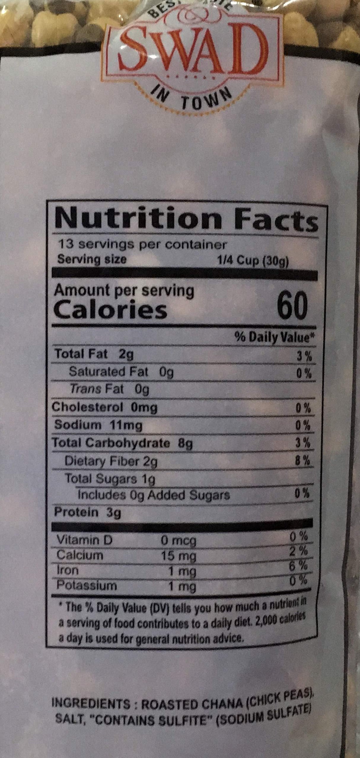 Great Bazaar Swad Roasted Chana, 14 Ounce - Mighty Depot