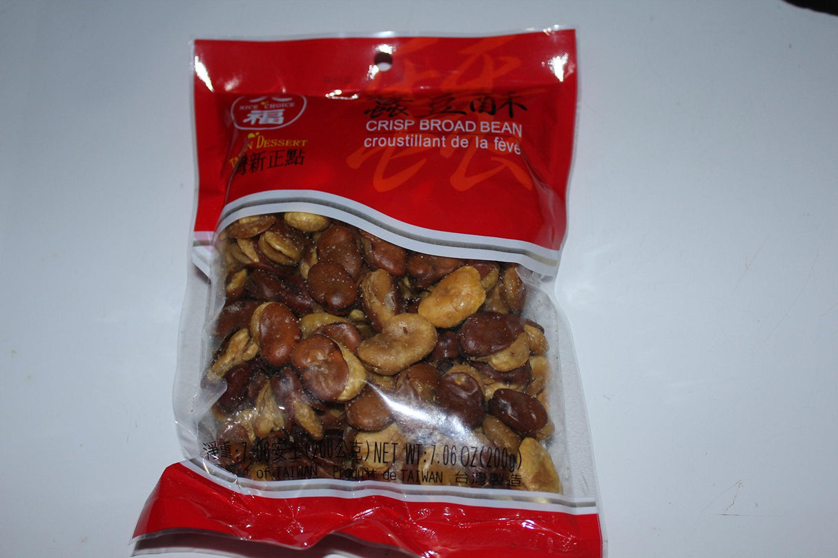 Crisp Broad Bean Pack of Three 7.06 Oz a Pack - Mighty Depot