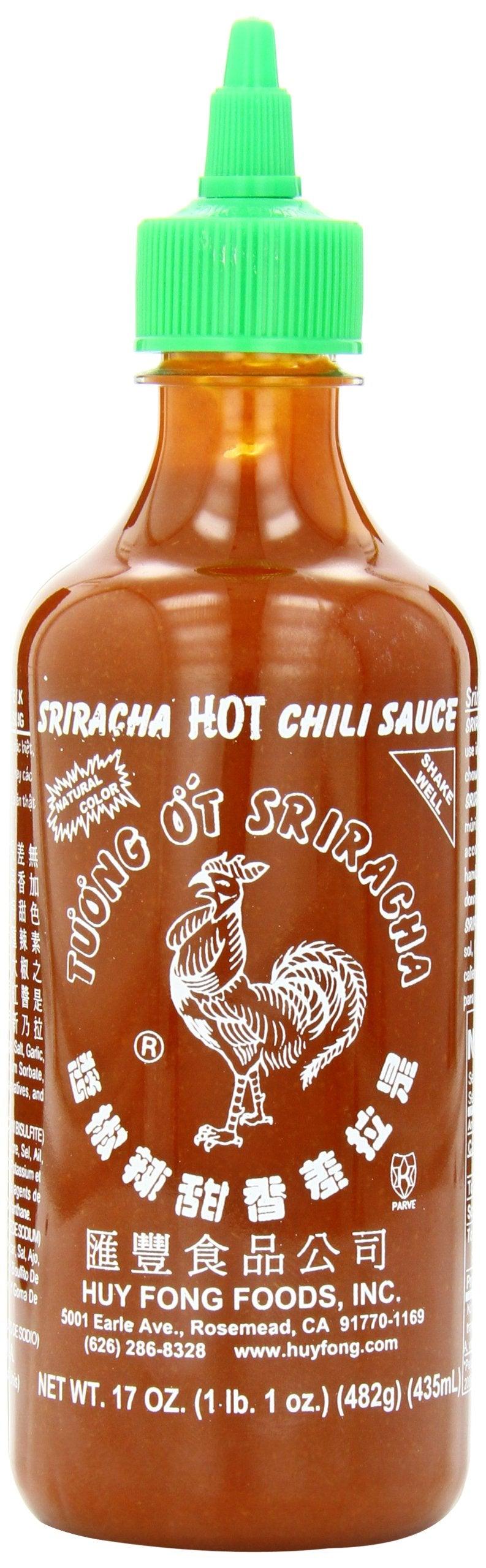 Huy Fong Sriracha Hot Chili Sauce Oz Bottle - Mighty Depot