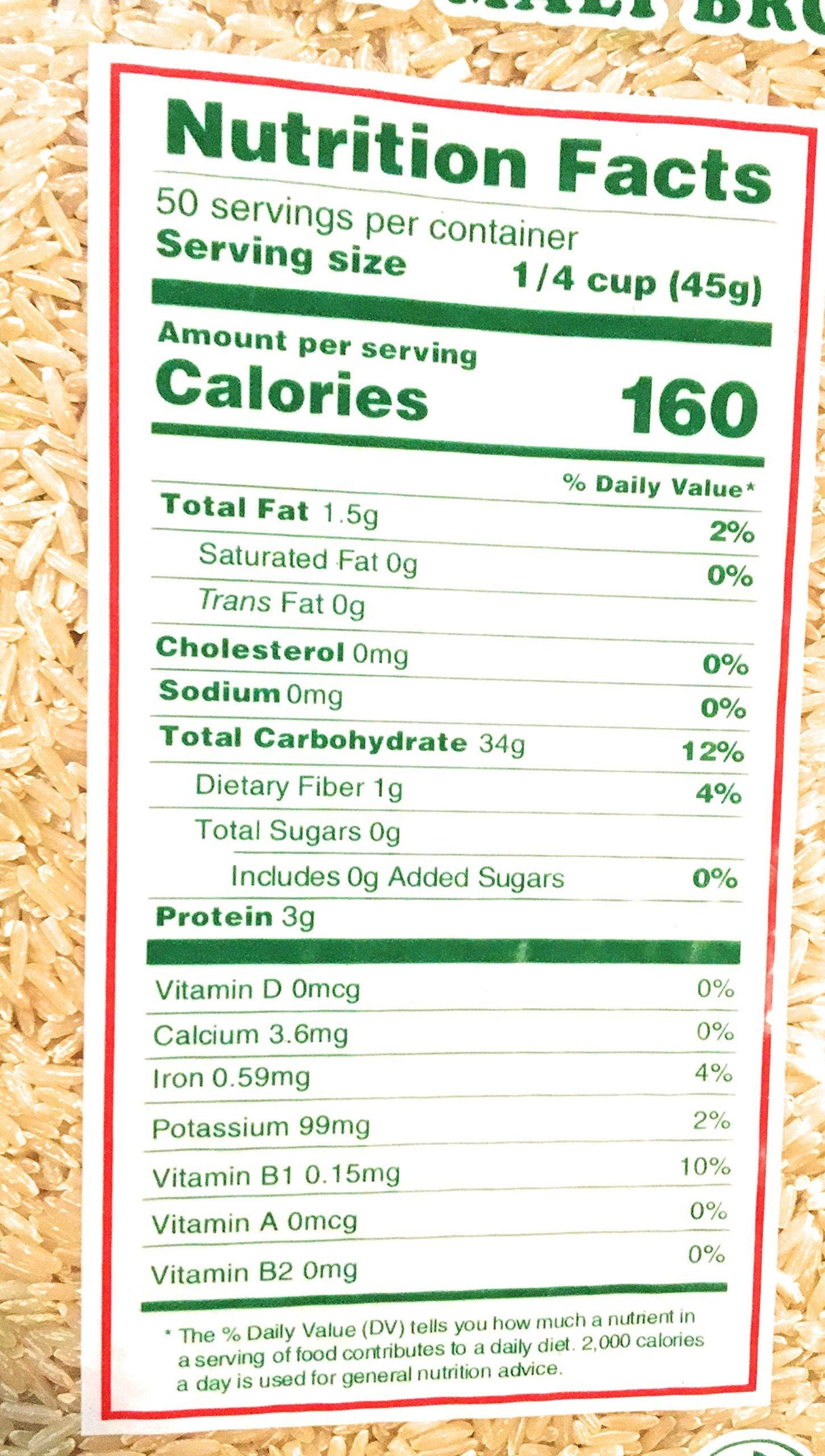 Cock Brand Jasmine Brown Rice 5 Lbs ( 2 Pack) - Mighty Depot