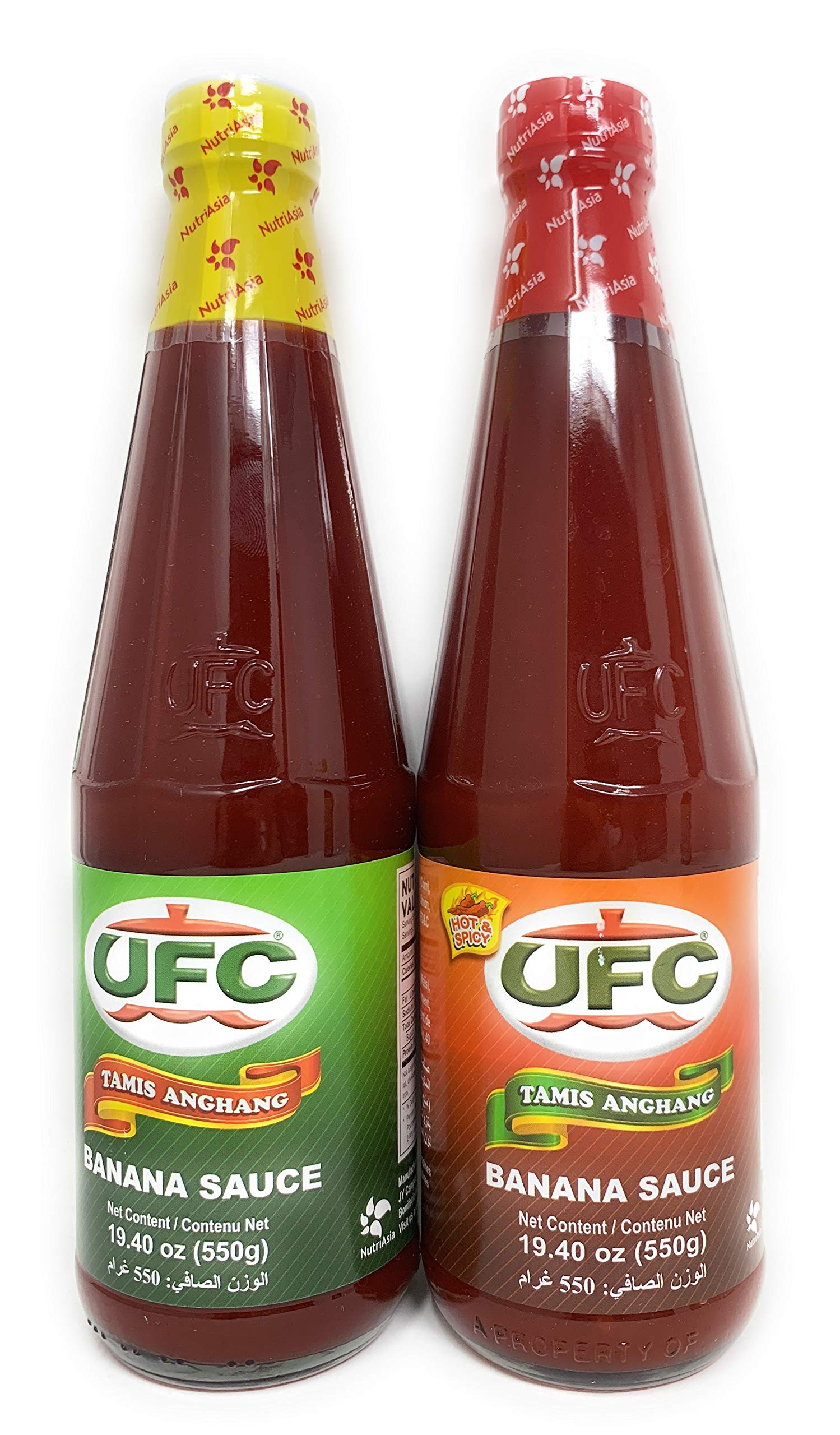 UFC Tamis Anghang Banana Sauce Bundle - Regular, Hot & Spicy, 2 Pack