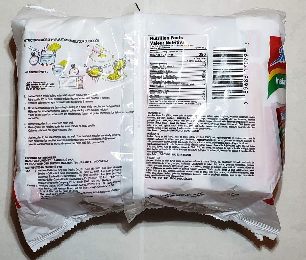 Indomie Indomie Instant Noodles Flavor ' - Mighty Depot