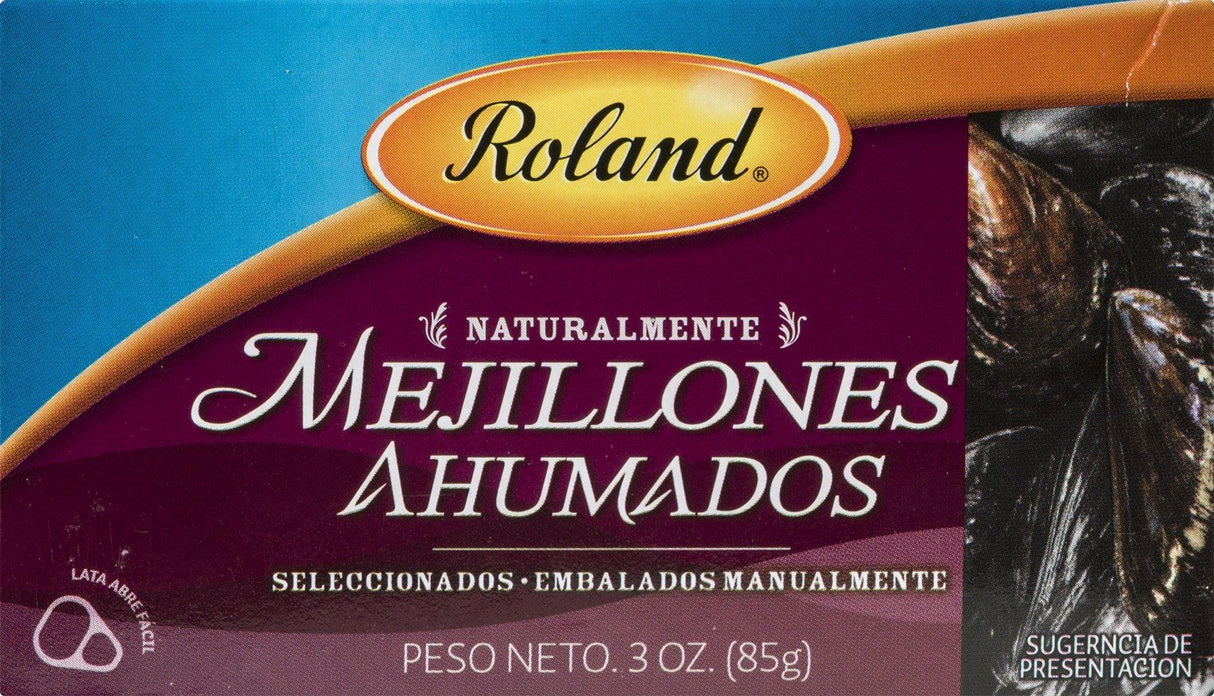 Roland Smoked Mussels, 3 oz - Mighty Depot