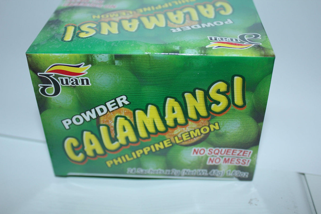 Juan Powder Calamansi Philippine Lemon 24 Sachets in a Pack Net Wt. 48g - Mighty Depot