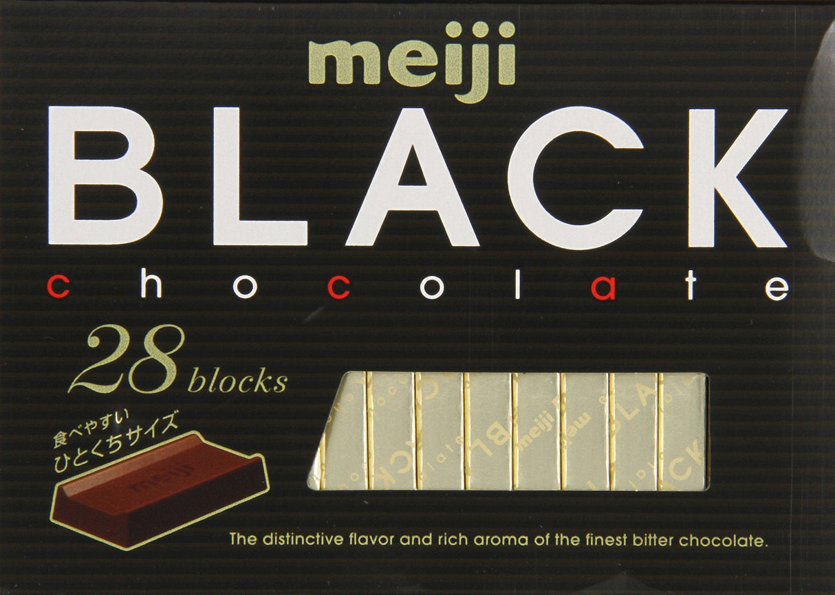 Meiji Black Chocolate, 4.58 Ounce - Mighty Depot