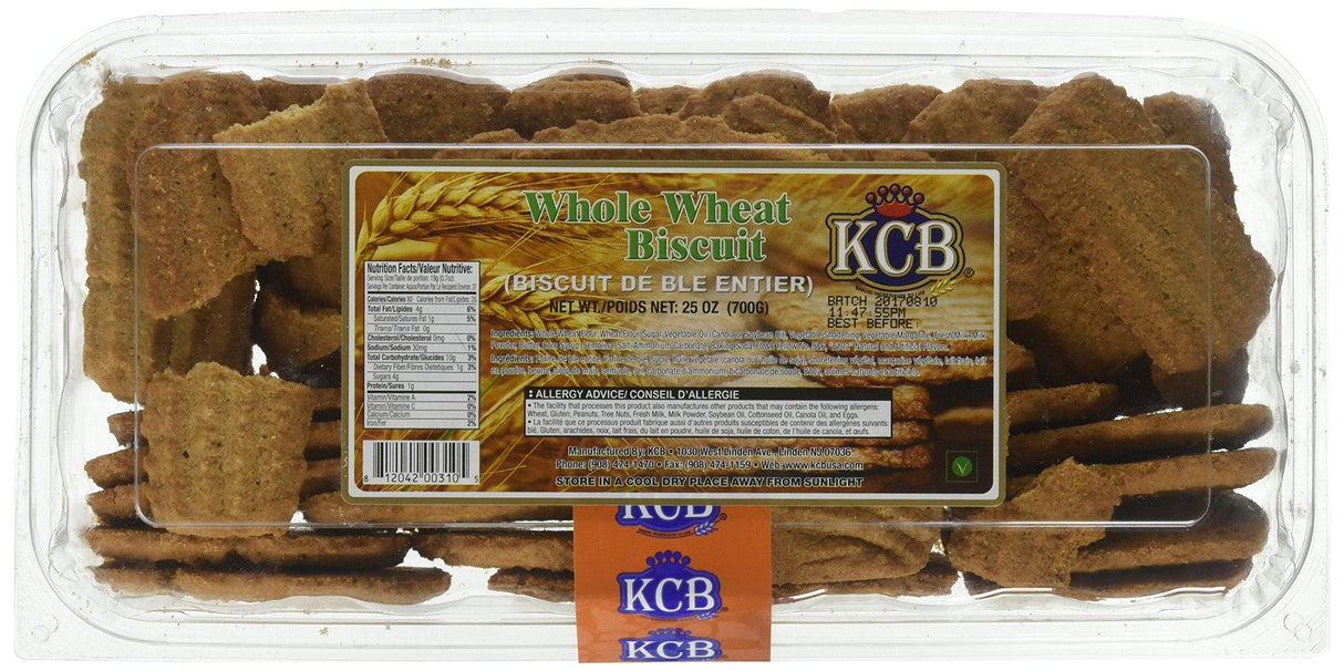 KCB, Whole Wheat Biscuits, 700 Grams(gm) - Mighty Depot