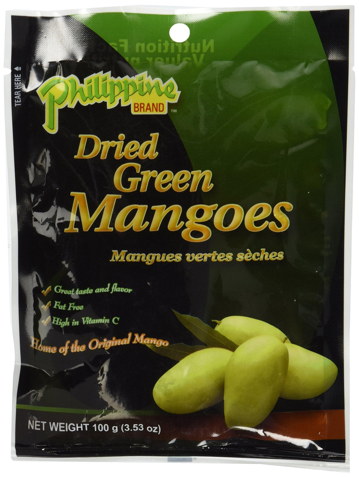Phillippine Brand Dried Green Mango Fruit (Tart Sweet) - Naturally Dried - Mighty Depot
