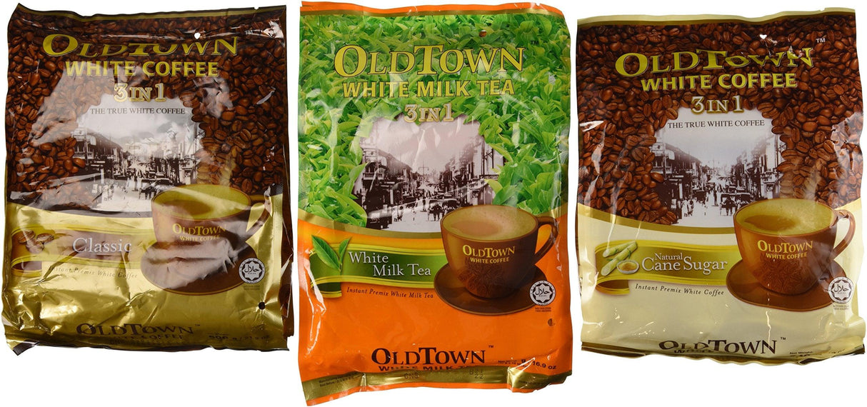 OLD TOWN Variety Pack with Classic, Natural Cane Sugar, Milk Tea - Mighty Depot