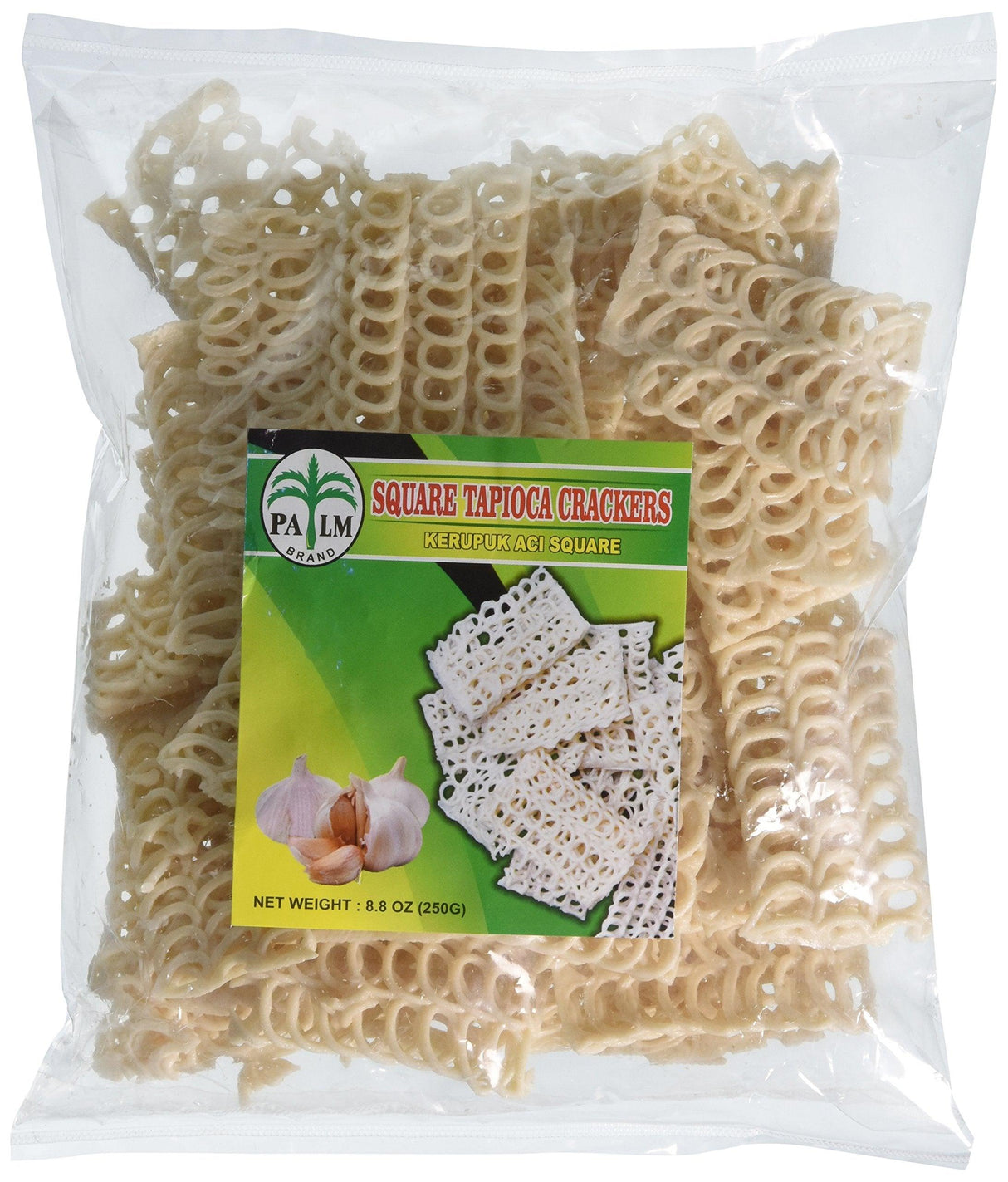 Palm Square Tapioca Crackers, 8.8 Ounce - Mighty Depot