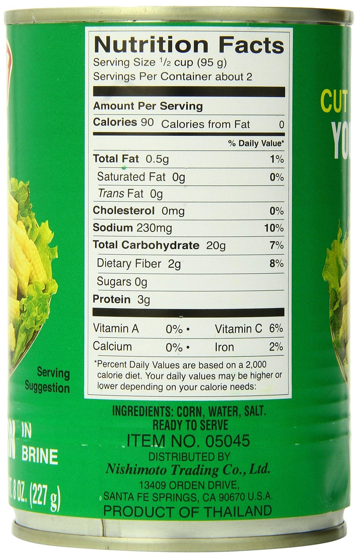 Shirakiku Cut Young Corn in Brine, 15-Ounce (Pack of 12) - Mighty Depot