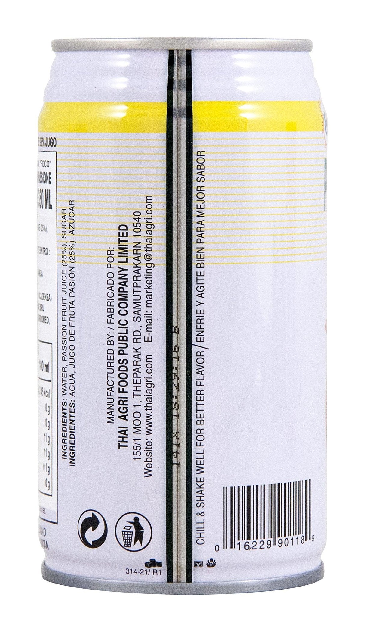 Foco Passion Fruit Juice 12 oz Can - Mighty Depot