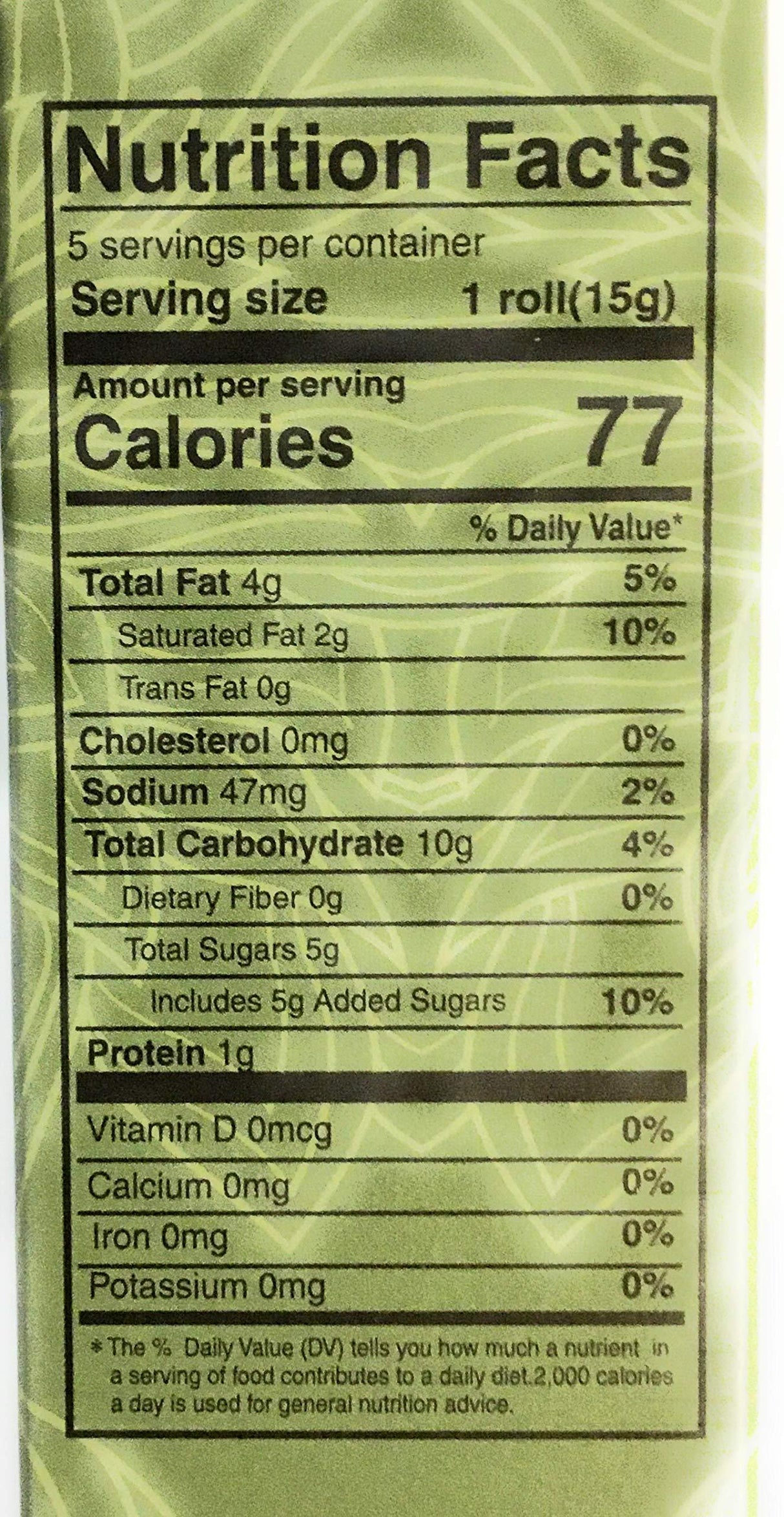 Toko Matcha Cookie Rolls 2.64 Oz(2 Pack) - Mighty Depot