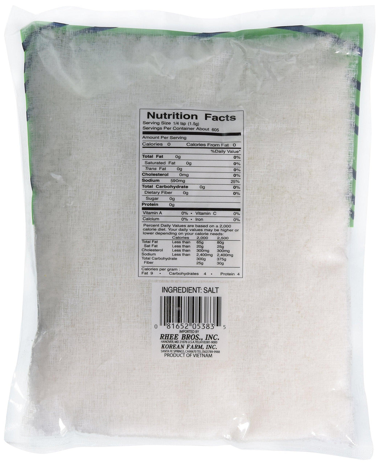 assi Sea Salt, Coarse, 2 Pound - Mighty Depot
