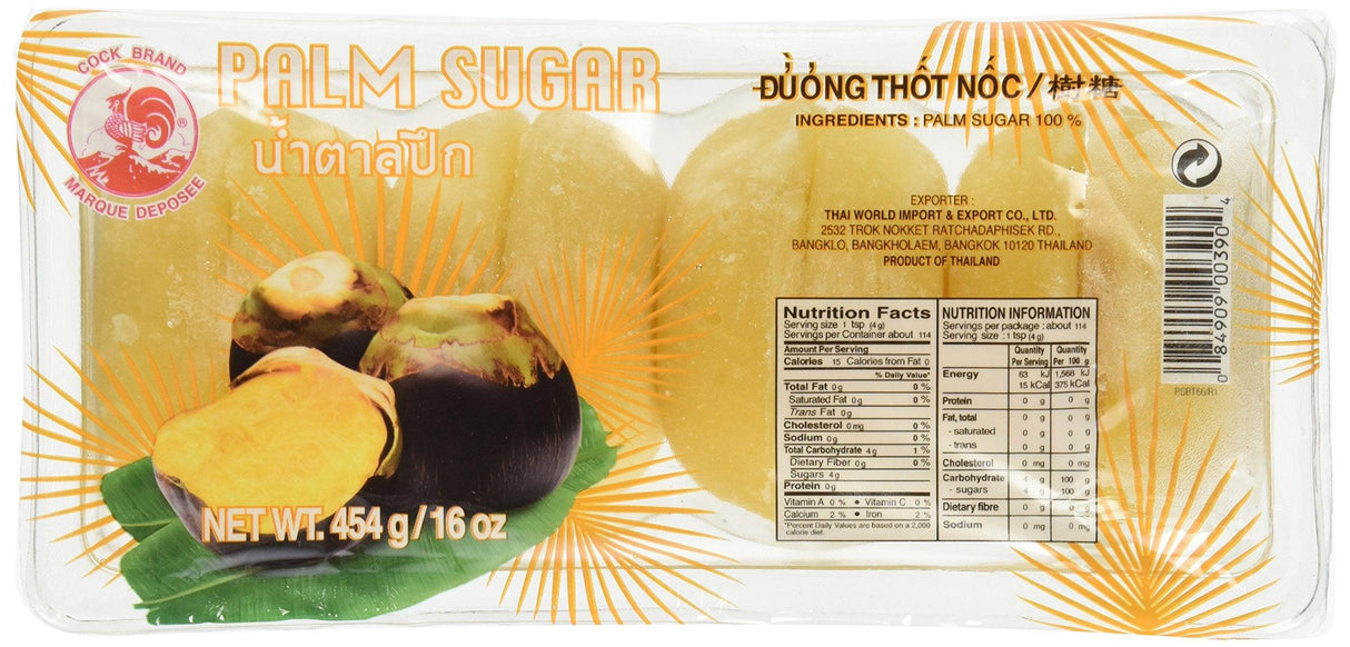 Palm Sugar Pure 16 Oz - Mighty Depot