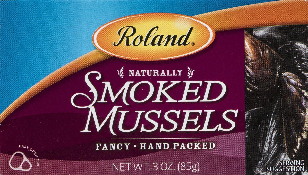Roland Smoked Mussels, 3 oz - Mighty Depot